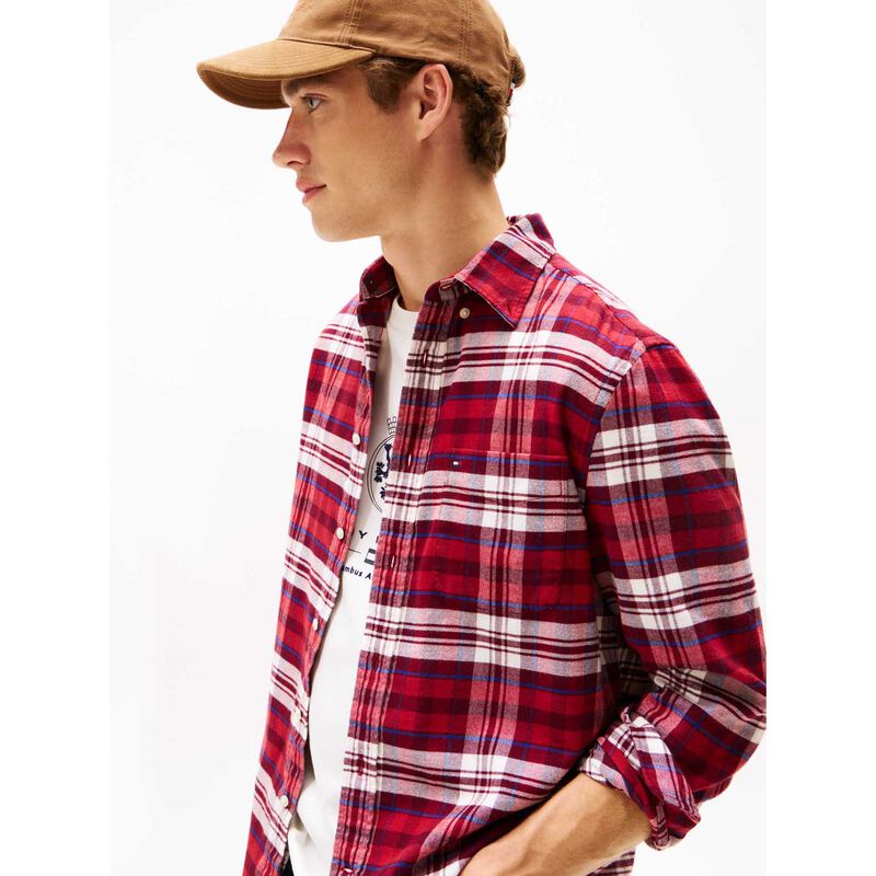 Tommy Hilfiger Regular Fit Tartan Check Flannel Shirt image number 2